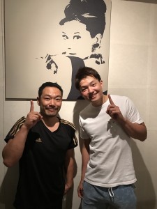 Bリーグの星、辻直人選手がメンテナンスに来院