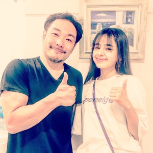 ハーヴィー瑛美ちゃんがメンテナンスに